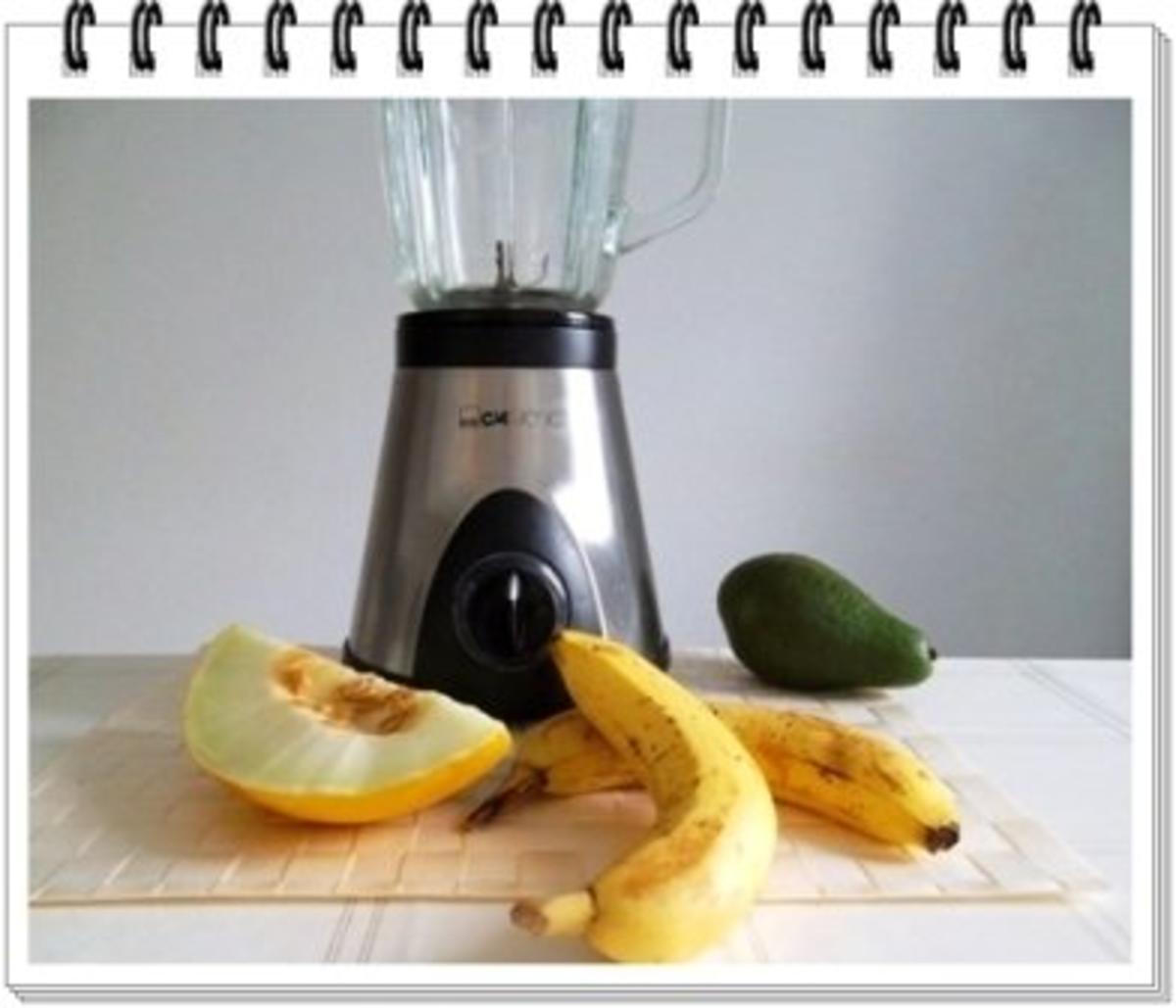 Avocado - Honigmelone - Banane Smoothie - Rezept - Bild Nr. 6