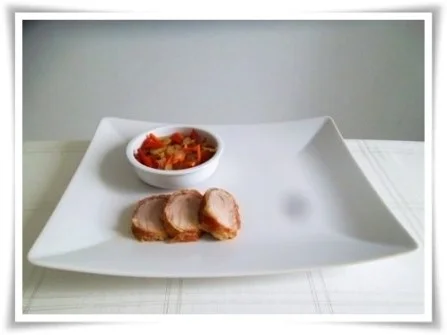 Schweinefilet im Speckmantel mit Kartoffelklößen und Puszta Salat - Rezept - Bild Nr. 15