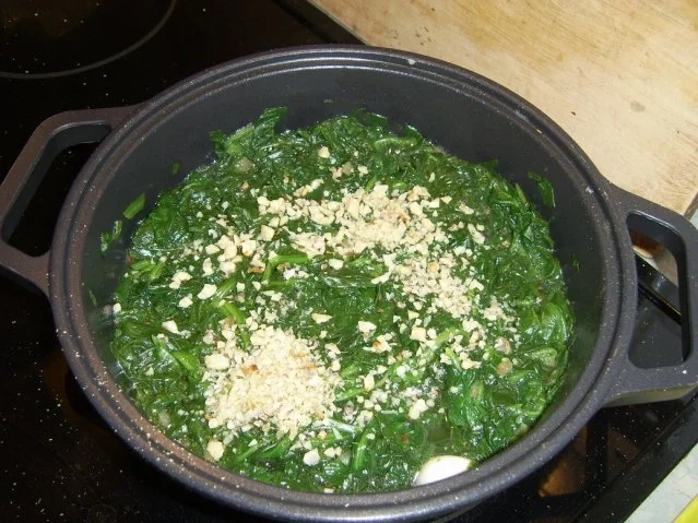 Rezept: Blattspinat Spiegelei Salzkartoffeln Bild Nr. 7 Blattspinat Spiegelei Salzkartoffeln - Rezept - Bild Nr. 7