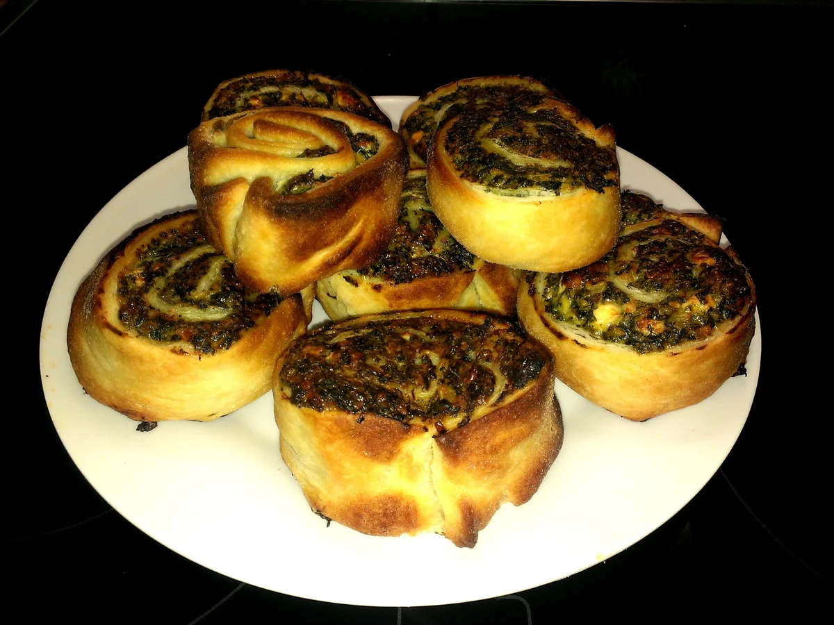 Rezept: Blätterteig - Spinat - Schnecken Bild Nr. 13 Blätterteig - Spinat - Schnecken - Rezept - Bild Nr. 13