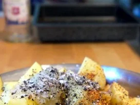 Hähnchen-Curry-Geschnetzeltes mit Knobi-Kartoffeln - Rezept - Bild Nr. 8