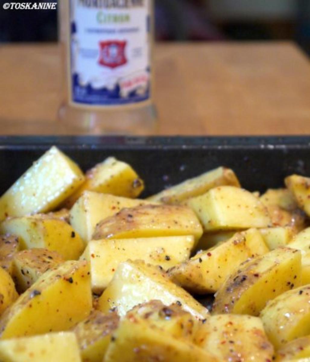 Hähnchen-Curry-Geschnetzeltes mit Knobi-Kartoffeln - Rezept - Bild Nr. 9