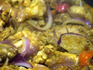 Hähnchen-Curry-Geschnetzeltes mit Knobi-Kartoffeln - Rezept - Bild Nr. 11