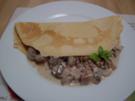 Pfannkuchen mit Champignonfüllung - Rezept