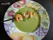 Rucola Süppchen mit Garnelen - Rezept