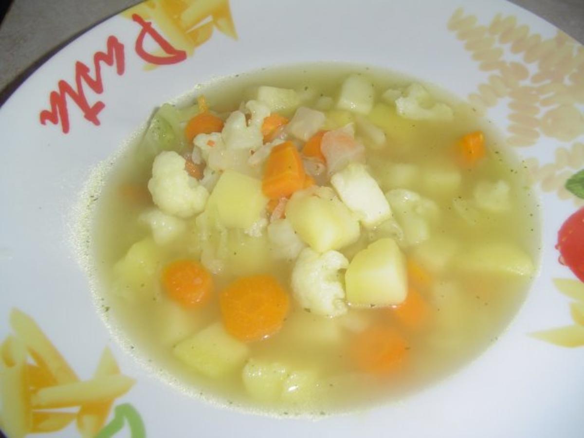 Einfache Gemüsesuppe - Rezept mit Bild - kochbar.de