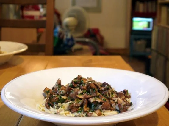 Spaghetti mit Rahmpfifferlingen - Rezept - Bild Nr. 12