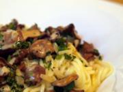 Spaghetti mit Rahmpfifferlingen - Rezept