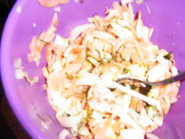 Rezept: Chicoree-Lachs-Salat Bild Nr. 6 Chicoree-Lachs-Salat - Rezept - Bild Nr. 6