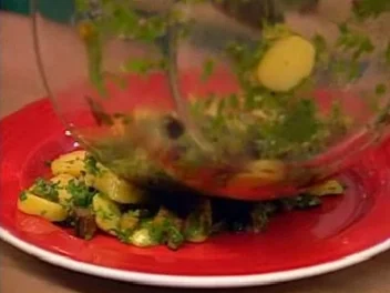 Auberginen-Kartoffel-Salat - Rezept