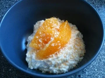 Kokoscreme mit Orangen - Rezept