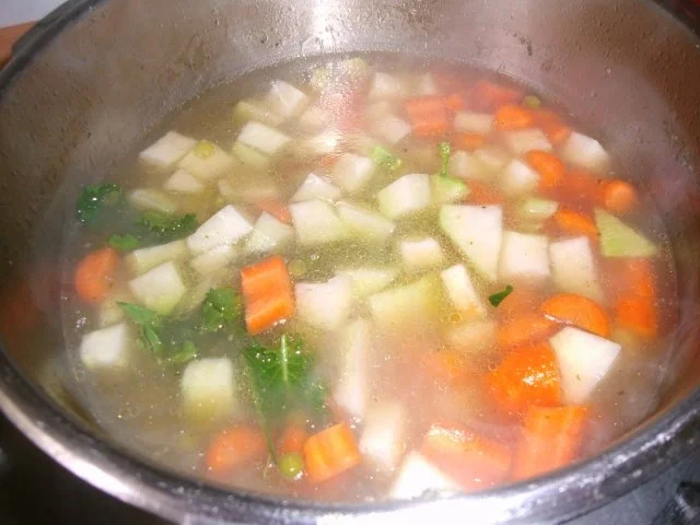 Sommergemüsesuppe mit Klump - Rezept - Bild Nr. 7