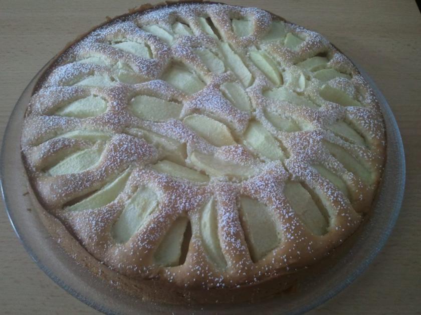 Blitz Kuchen mit Äpfeln oder Kirschen - Rezept - kochbar.de