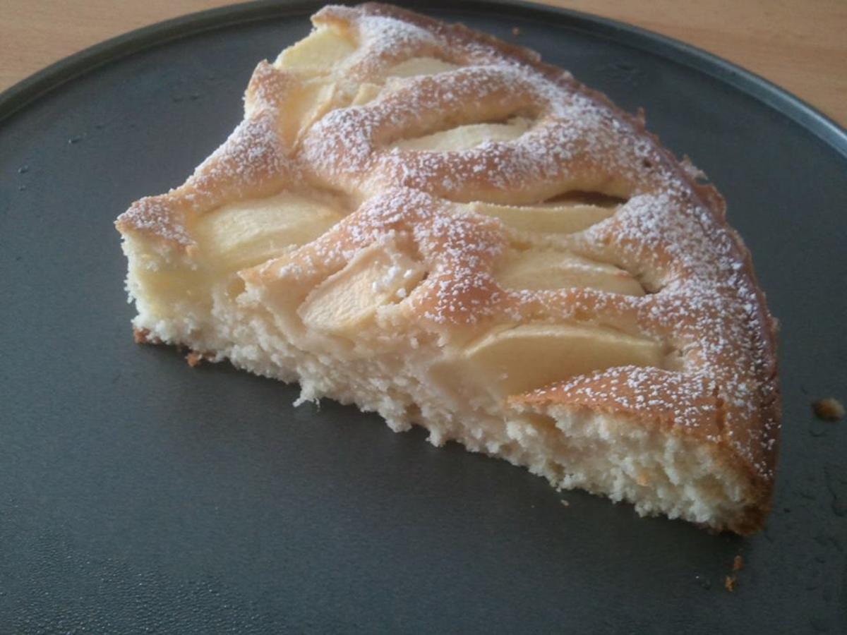Blitz Kuchen mit Äpfeln oder Kirschen - Rezept - kochbar.de