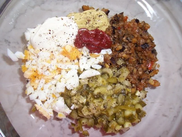 Rinderrouladen mit Auberginefüllung, dazu Kartoffelpüree - Rezept - Bild Nr. 7