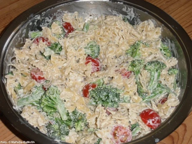 Mini-Farfalle mit Käsesoße - Rezept