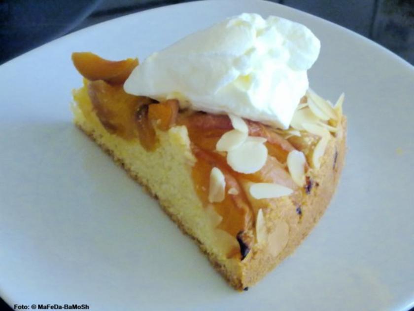 Aprikosen Kuchen mit Mandelsplittern - einfach - von tigerlilly63