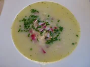 Feine Rettichsuppe mit Einlage, Vorsuppe - Rezept