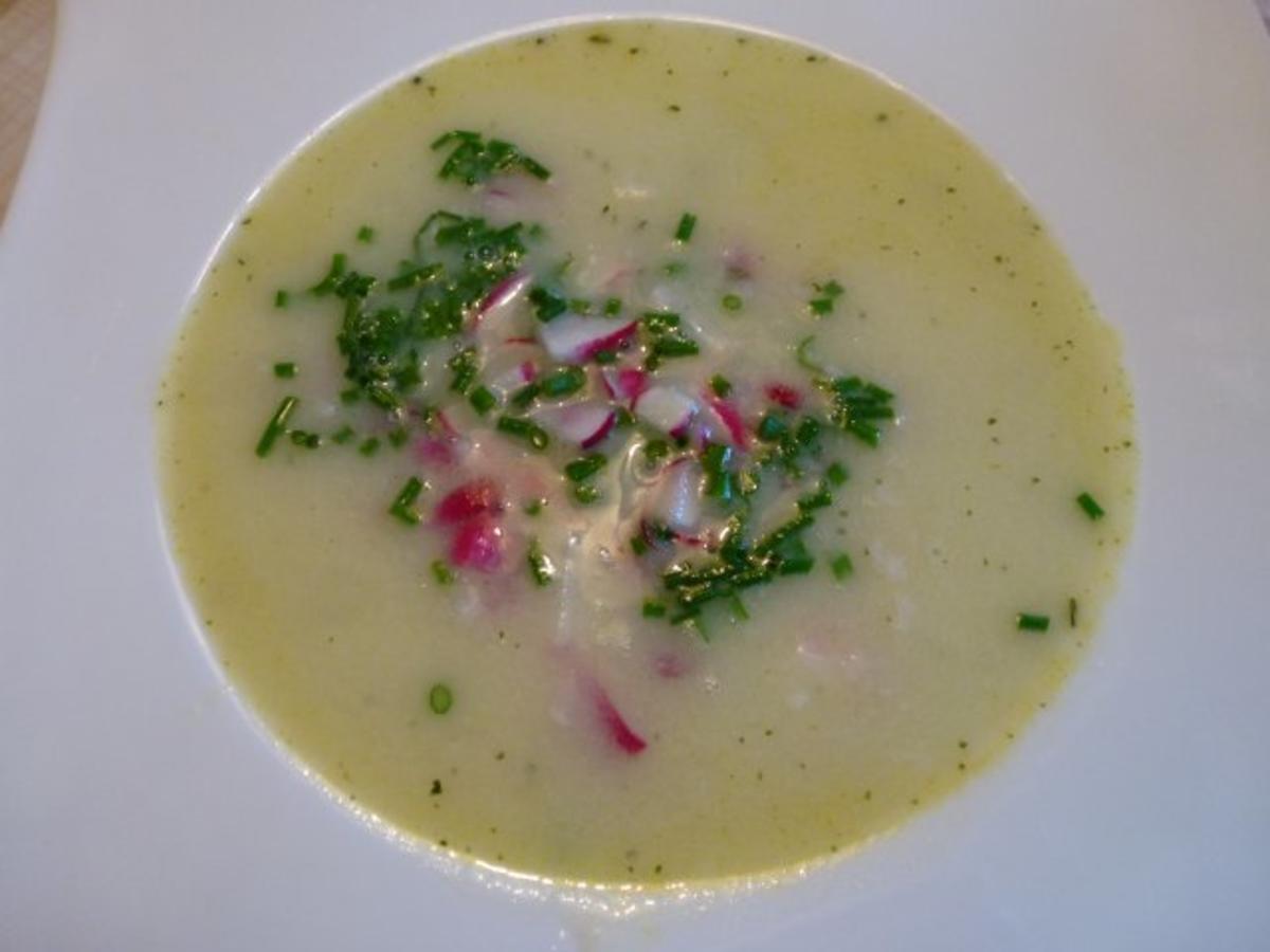 Bilder für Feine Rettichsuppe mit Einlage, Vorsuppe - Rezept