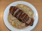 Rezept: Fleisch: Entenbrust mit Calvados-Sauce Fleisch: Entenbrust mit Calvados-Sauce - Rezept