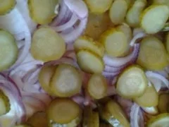 Kartoffelsalat mit Hähnchen-Minuten-Steaks - Rezept - Bild Nr. 12