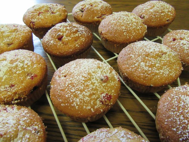 Backen: Johannisbeer Muffins - einfach - von lunapiena