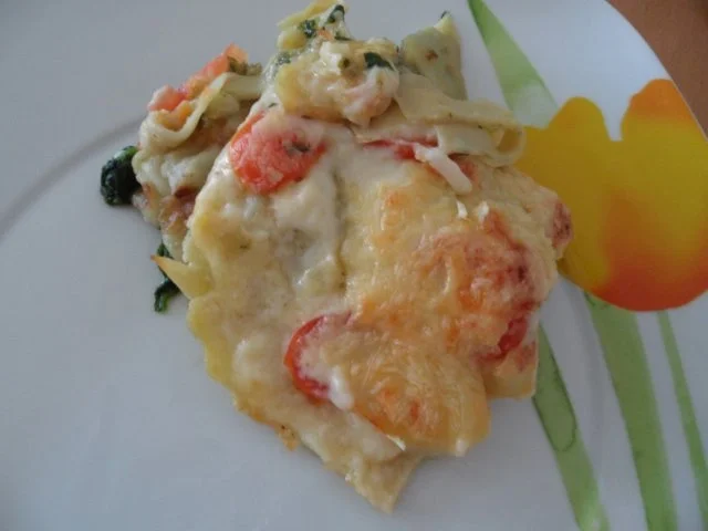 Rezept: Maultaschenauflauf Bild Nr. 2 Maultaschenauflauf - Rezept - Bild Nr. 2