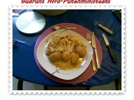 Geflügel: Afro-Putenministeaks mit überbackenen Blumenkohl - Rezept - Bild Nr. 17