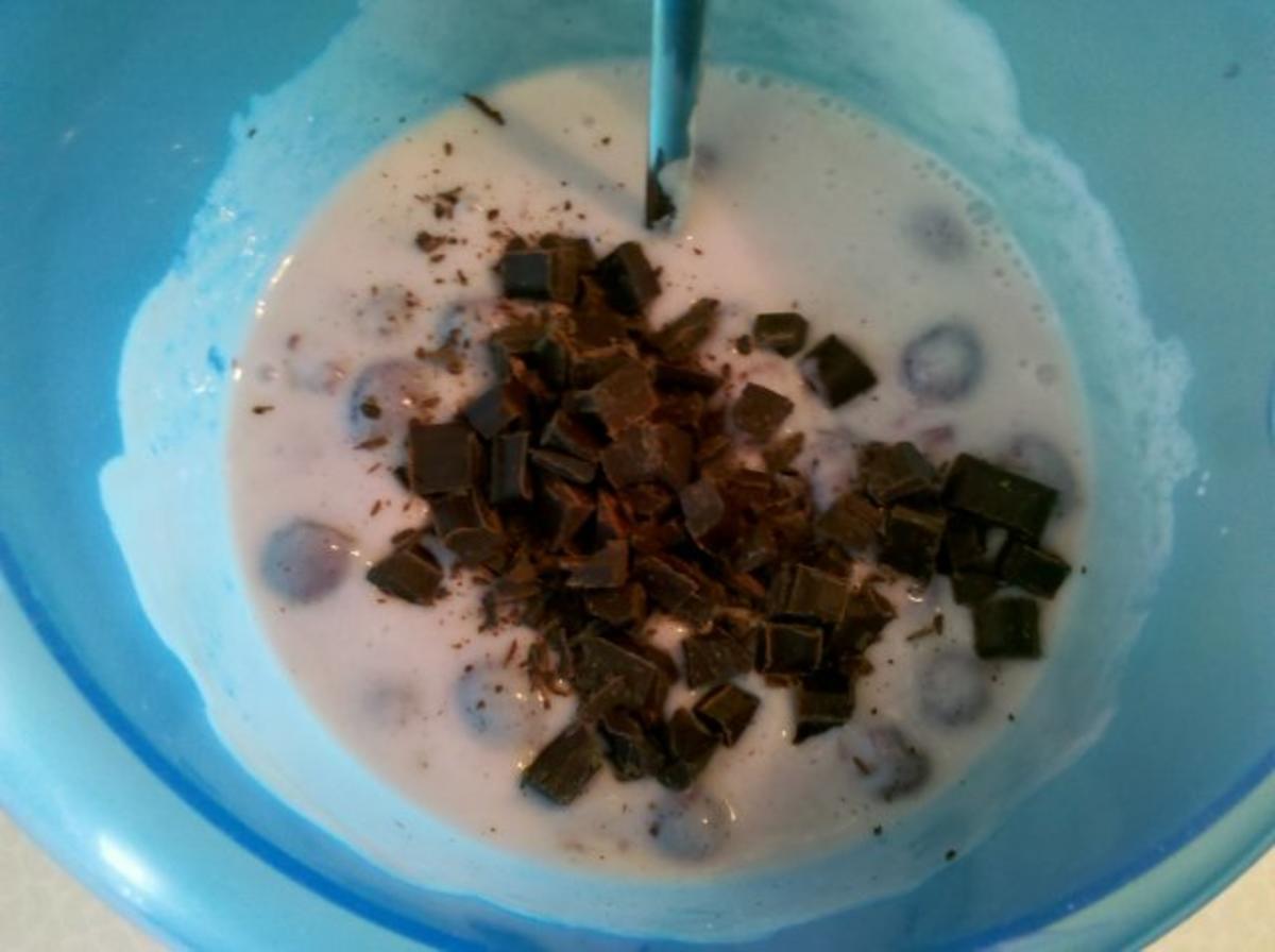 Dessert: Kirschjoghurt mit Schoki - Rezept - Bild Nr. 3