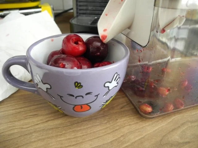 Rezept: Süße Mahlzeit : Eierpfannkuchen mit Kirschen Bild Nr. 9 Süße Mahlzeit : Eierpfannkuchen mit Kirschen - Rezept - Bild Nr. 9