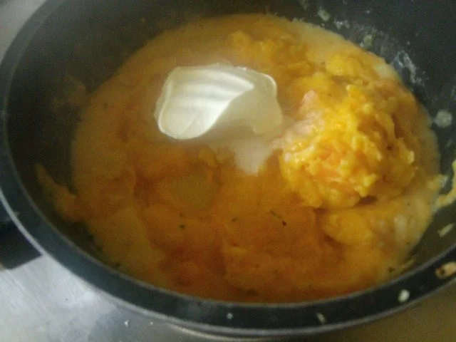 Rezept: Filet mit Blumenkohl und Kartoffelmöhrenstampf Bild Nr. 10 Filet mit Blumenkohl und Kartoffelmöhrenstampf - Rezept - Bild Nr. 10