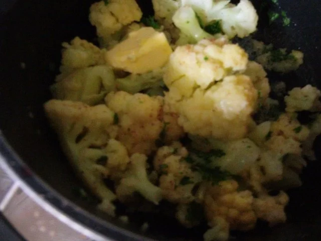 Rezept: Filet mit Blumenkohl und Kartoffelmöhrenstampf Bild Nr. 12 Filet mit Blumenkohl und Kartoffelmöhrenstampf - Rezept - Bild Nr. 12