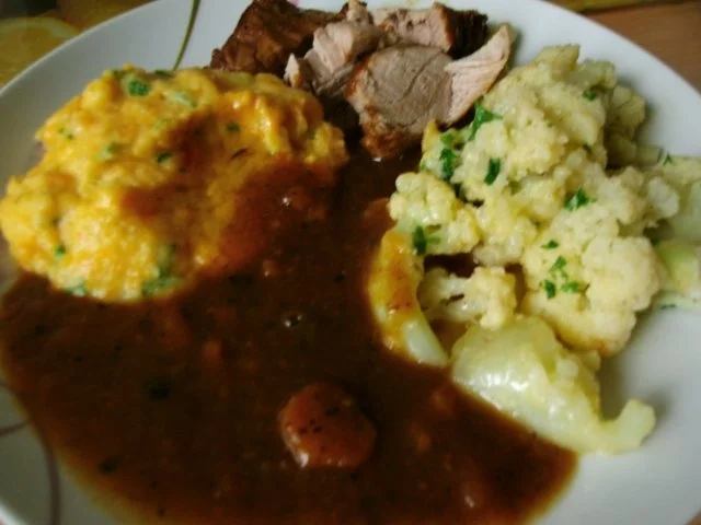 Rezept: Filet mit Blumenkohl und Kartoffelmöhrenstampf Bild Nr. 15 Filet mit Blumenkohl und Kartoffelmöhrenstampf - Rezept - Bild Nr. 15