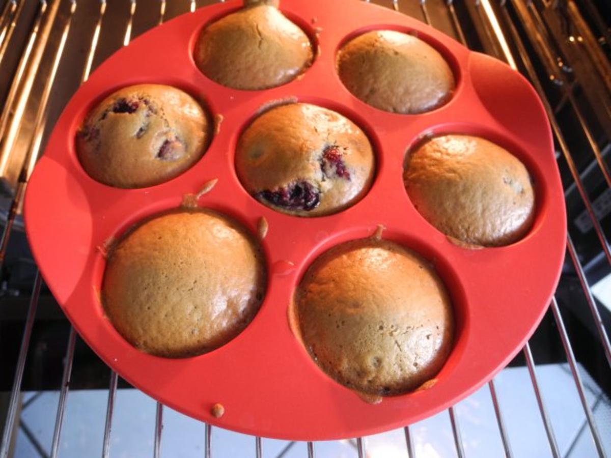Kuchen : Vollkorn - Muffins mit Kirschen - Rezept - Bild Nr. 6