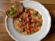 "Bauarbeiter-Suppe"- Trapper-Art - Rezept