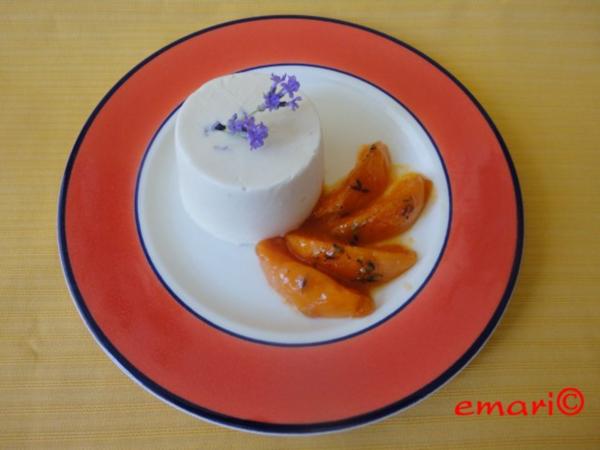 Lavendel Eis mit flambierten Lavendel Marillen - einfach - von emari Lavendel Eis mit flambierten Lavendel Marillen - einfach - von emari
