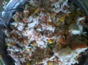 suessebienes´s Reissalat mit  himbeer dressing - Rezept