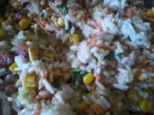 suessebienes´s Reissalat mit  himbeer dressing - Rezept - Bild Nr. 2