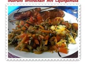 Fleisch: Grillfackeln mit Cajungemüse - Rezept