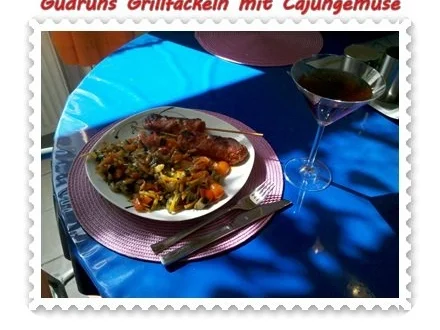 Rezept: Fleisch: Grillfackeln mit Cajungemüse Bild Nr. 3 Fleisch: Grillfackeln mit Cajungemüse - Rezept - Bild Nr. 3