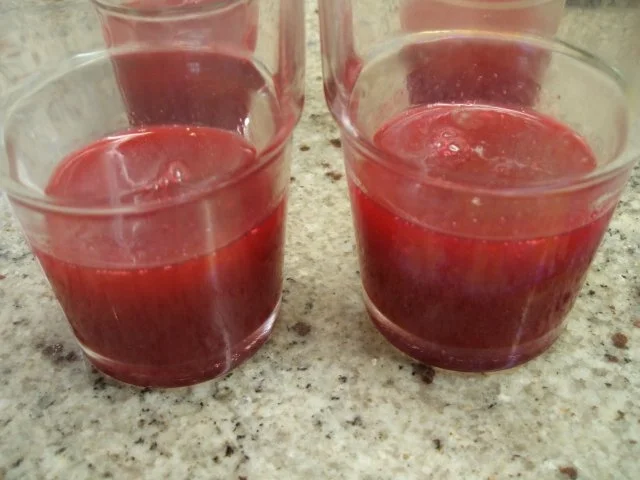 Dessert: Schokosahnepudding auf Johannisbeergrütze - Rezept - Bild Nr. 6