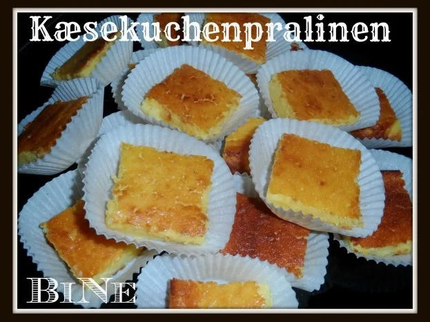 BiNe` S KÆSEKUCHENPRALINEN - Rezept
