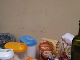 Rezept: Mais Brot gebraten / Fried Corn Bread / Mais Mini Pancake Bild Nr. 5 Mais Brot gebraten / Fried Corn Bread / Mais Mini Pancake - Rezept - Bild Nr. 5