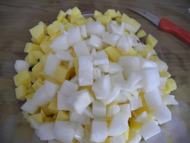 Geflügel : Bunte Gemüsepfanne mit Hähnchenschenkel - Rezept - Bild Nr. 8