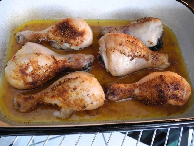 Geflügel : Bunte Gemüsepfanne mit Hähnchenschenkel - Rezept - Bild Nr. 9