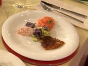 Lachstatar mit Reibekuchen a la Henze (Christian Henze) - Rezept