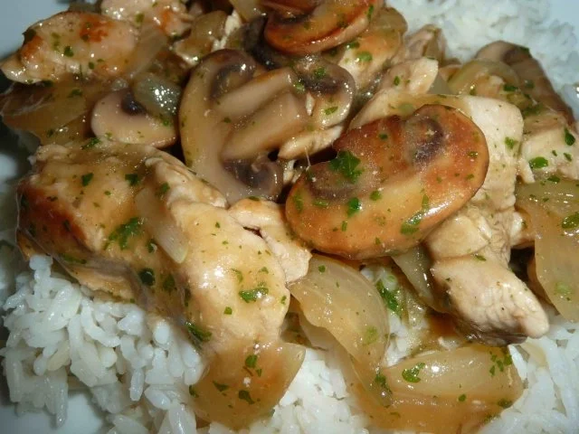 Putengeschnetzeltes Jägerart - Rezept