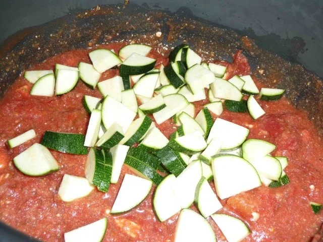 Gefüllte Schmorgurke mit Parmesan überbacken - Rezept - Bild Nr. 11