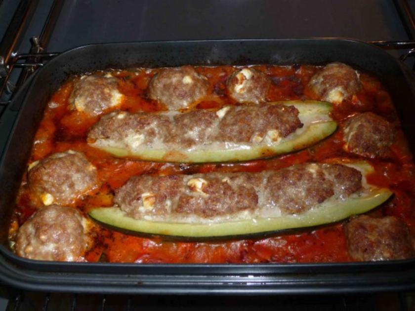 Gefüllte Schmorgurke mit Parmesan überbacken - einfach - von cleo64