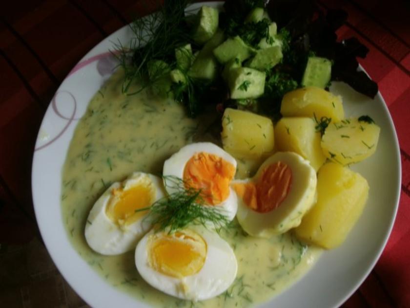 Eier in Dillsauce - Rezept mit Bild - kochbar.de